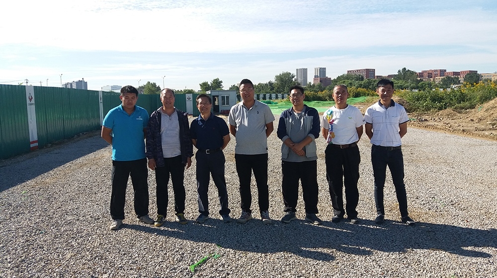 北京城建七公司臺湖生態超疏水土施工便道